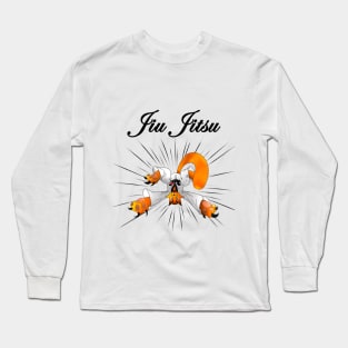 Jiu Jitsu Cat Long Sleeve T-Shirt